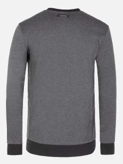 Wam Denim Sweater 76313 Aluva Anthracite| Sweaters
