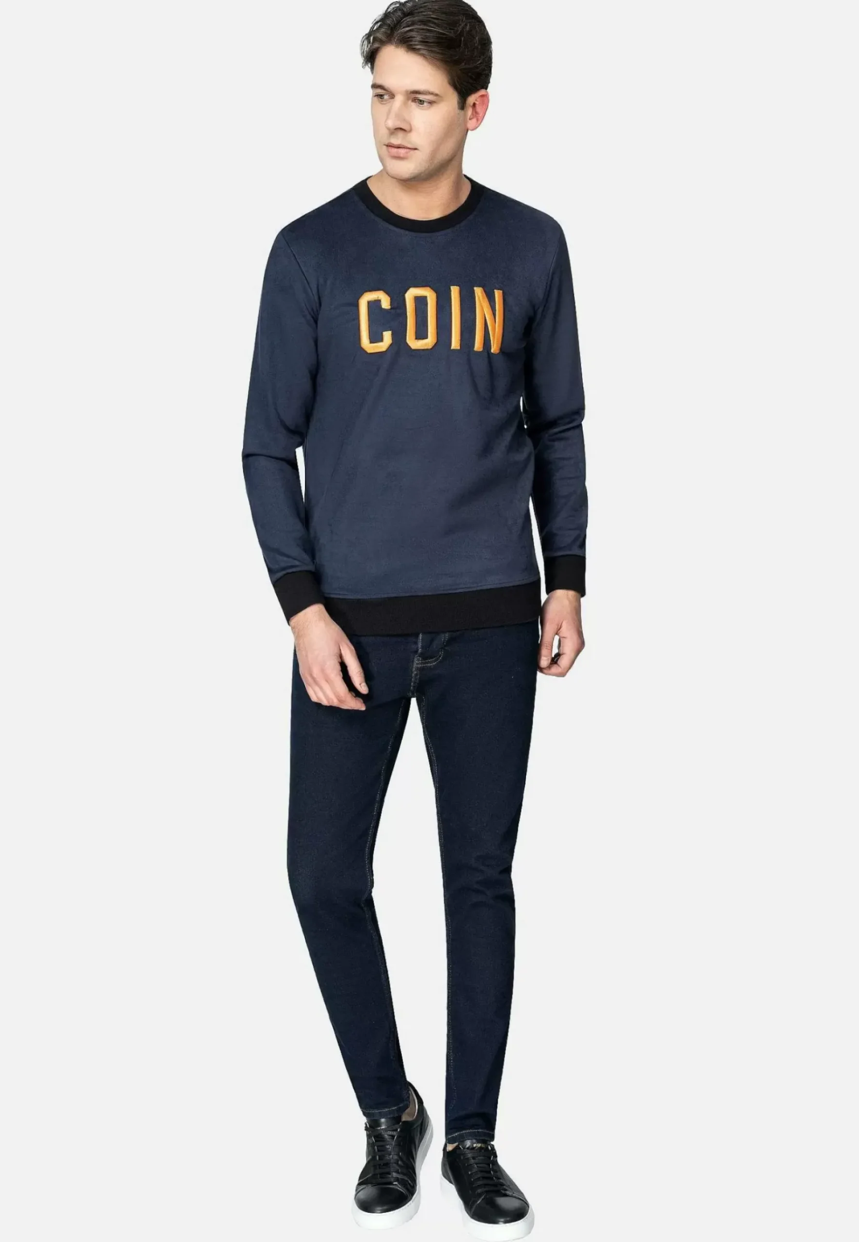 Wam Denim Sweater 86296 Einsiedeln Navy| Sweaters