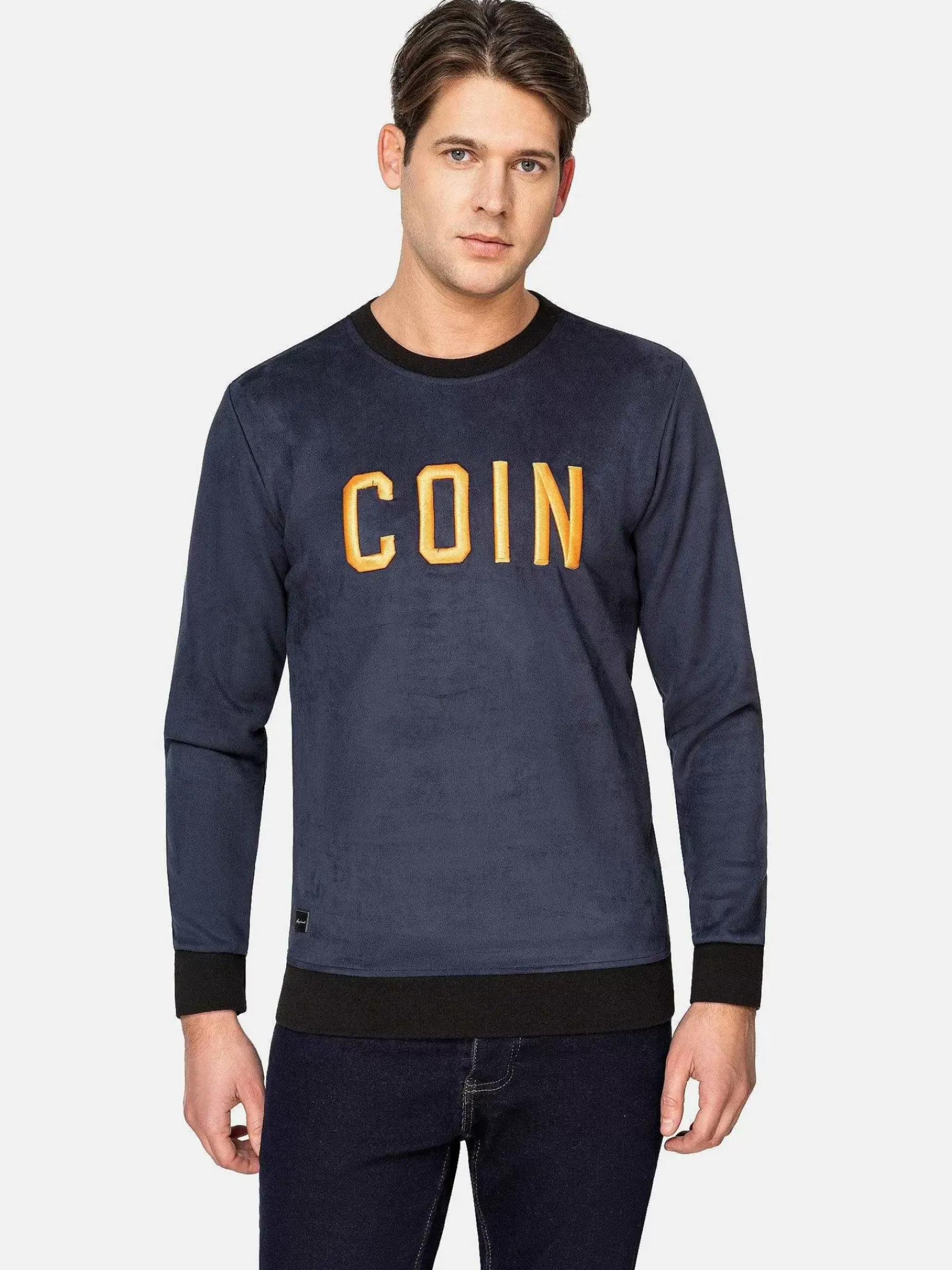 Wam Denim Sweater 86296 Einsiedeln Navy| Sweaters
