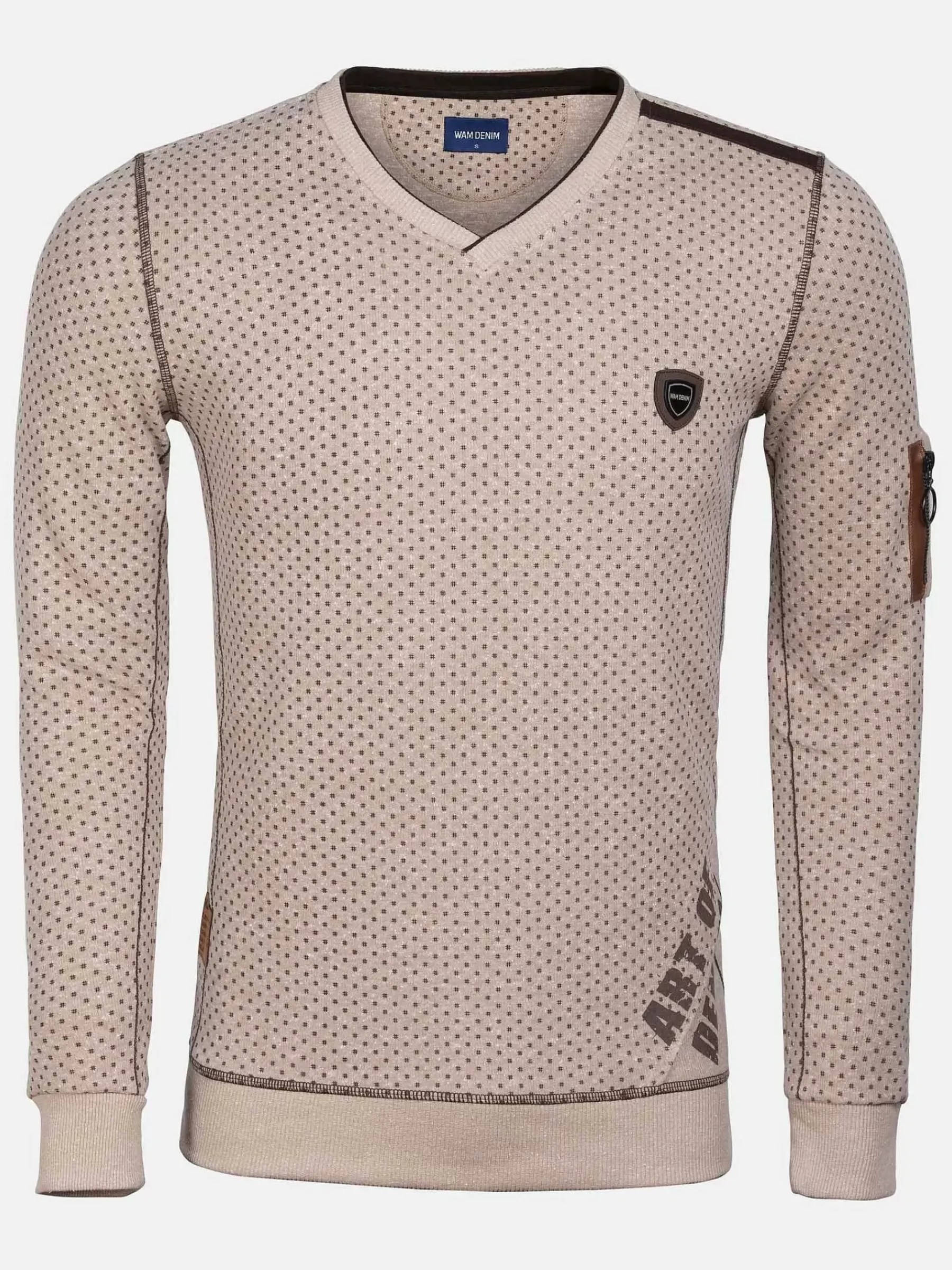 Wam Denim Sweater 76250 Horgen Beige| Sweaters