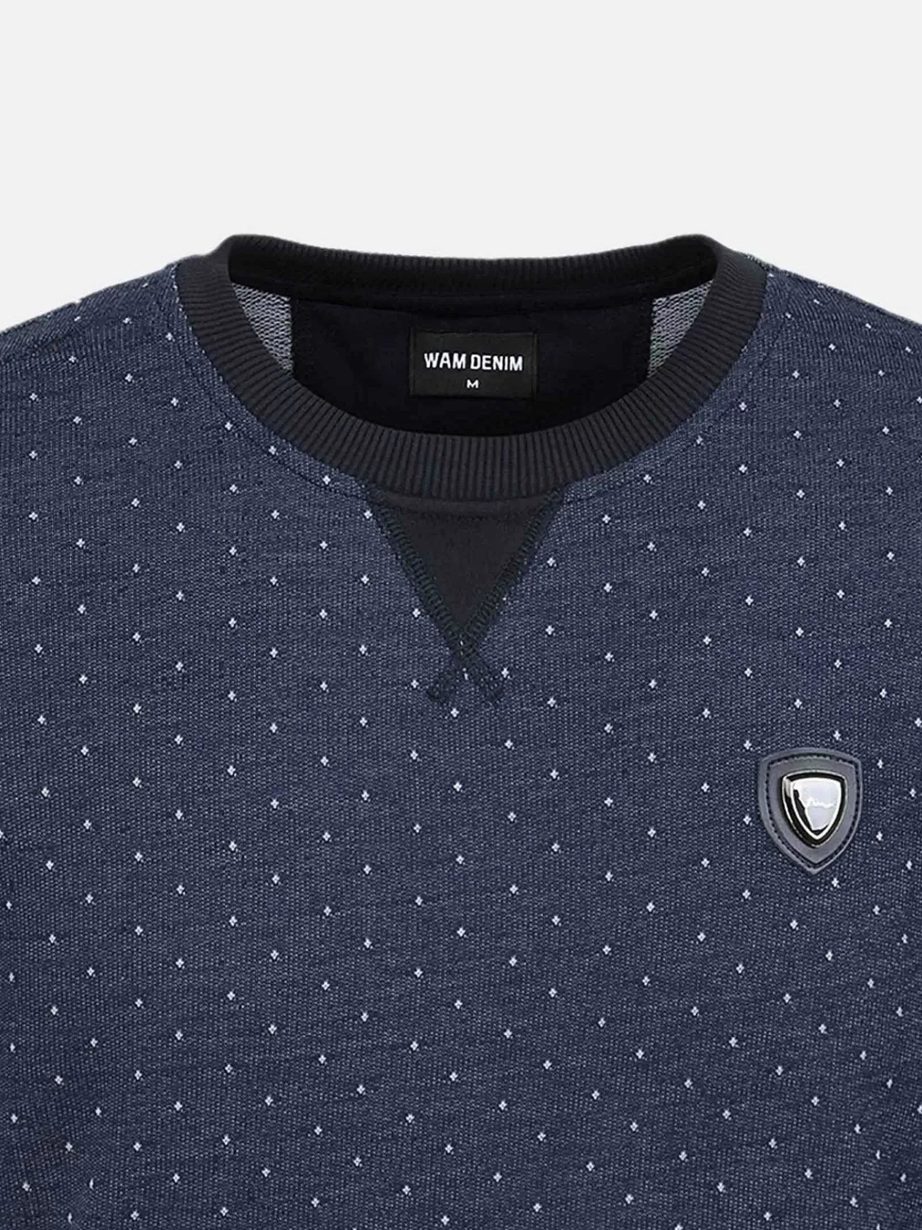 Wam Denim Sweater 76266 Kansas City Navy| Sweaters