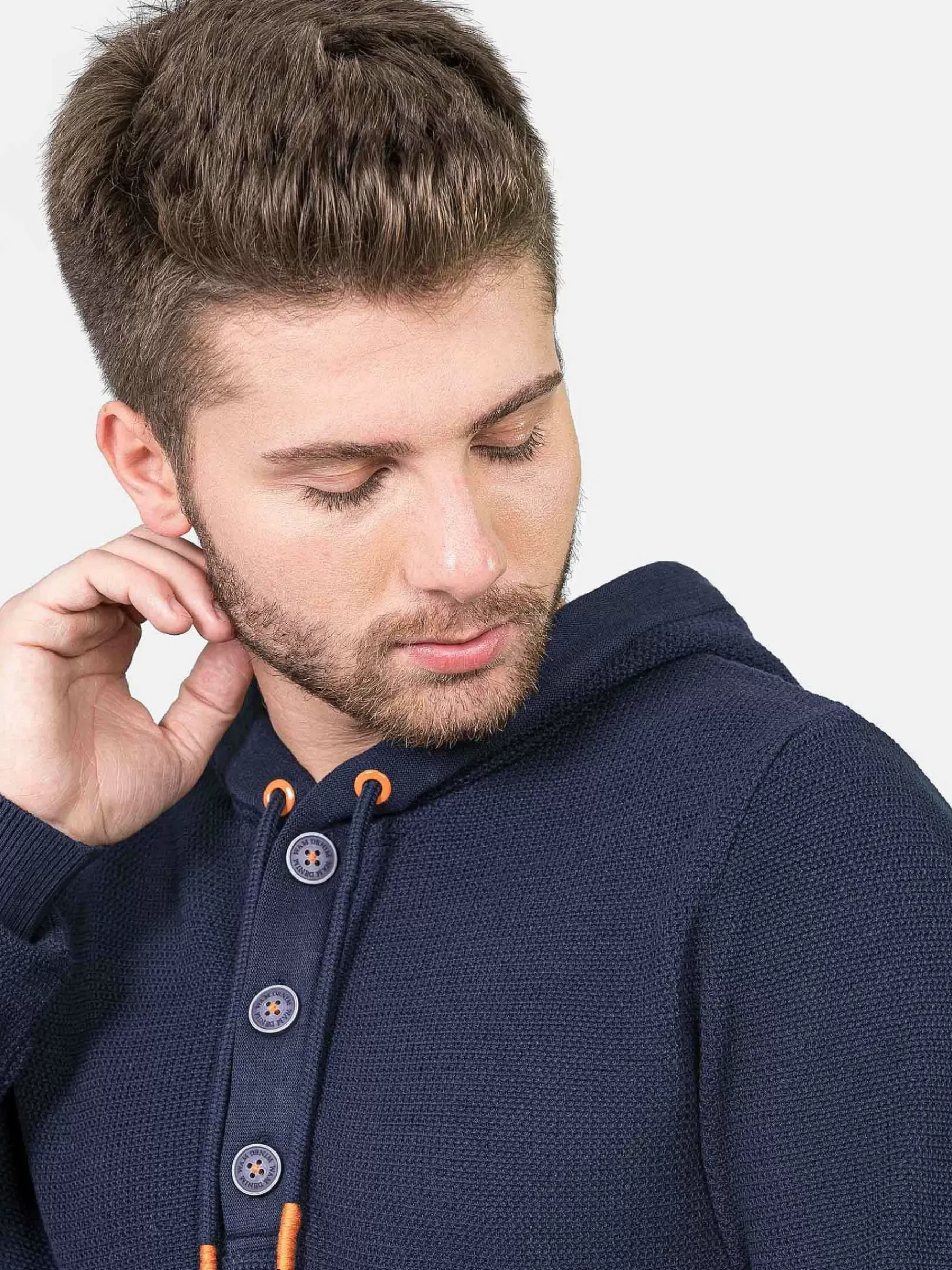 Wam Denim Sweater 76282 La Sarraz Navy| Sweaters