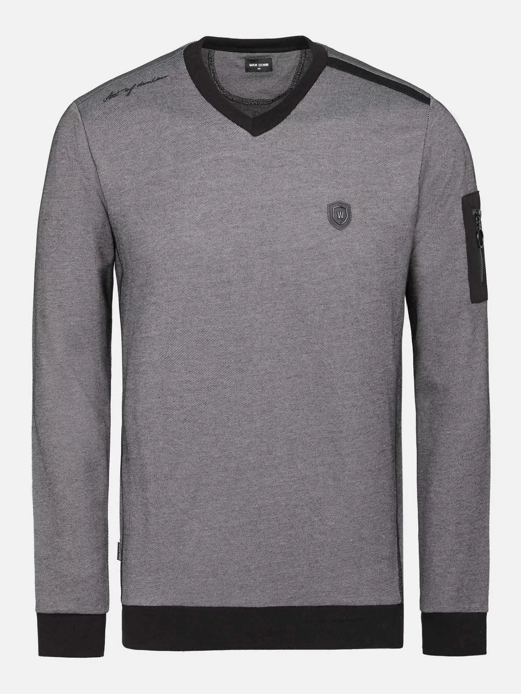 Wam Denim Sweater 76294 Pajara Stone Anthracite| Sweaters