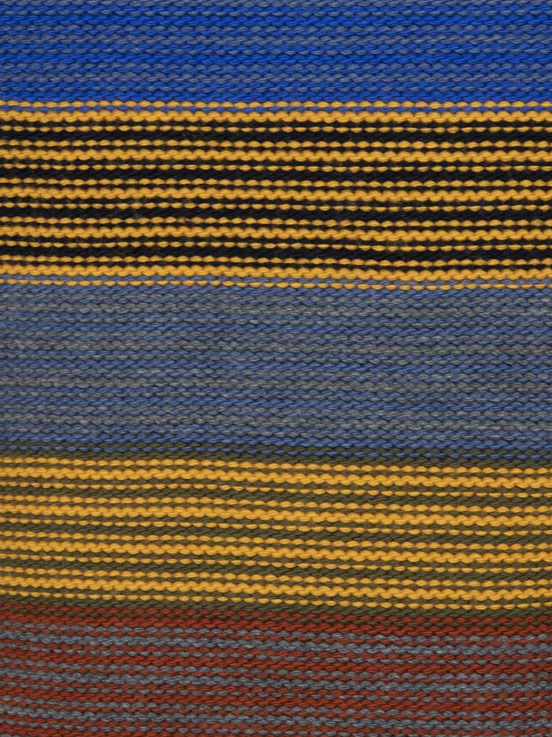 Wam Denim Sweater 77517 Puebla Royal Blue Yellow| Truien