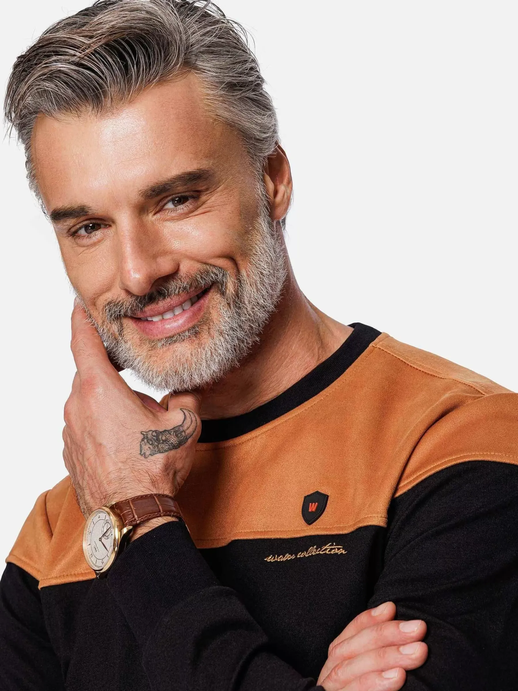 Wam Denim Sweater 76374 Sedona Peru Black| Sweaters