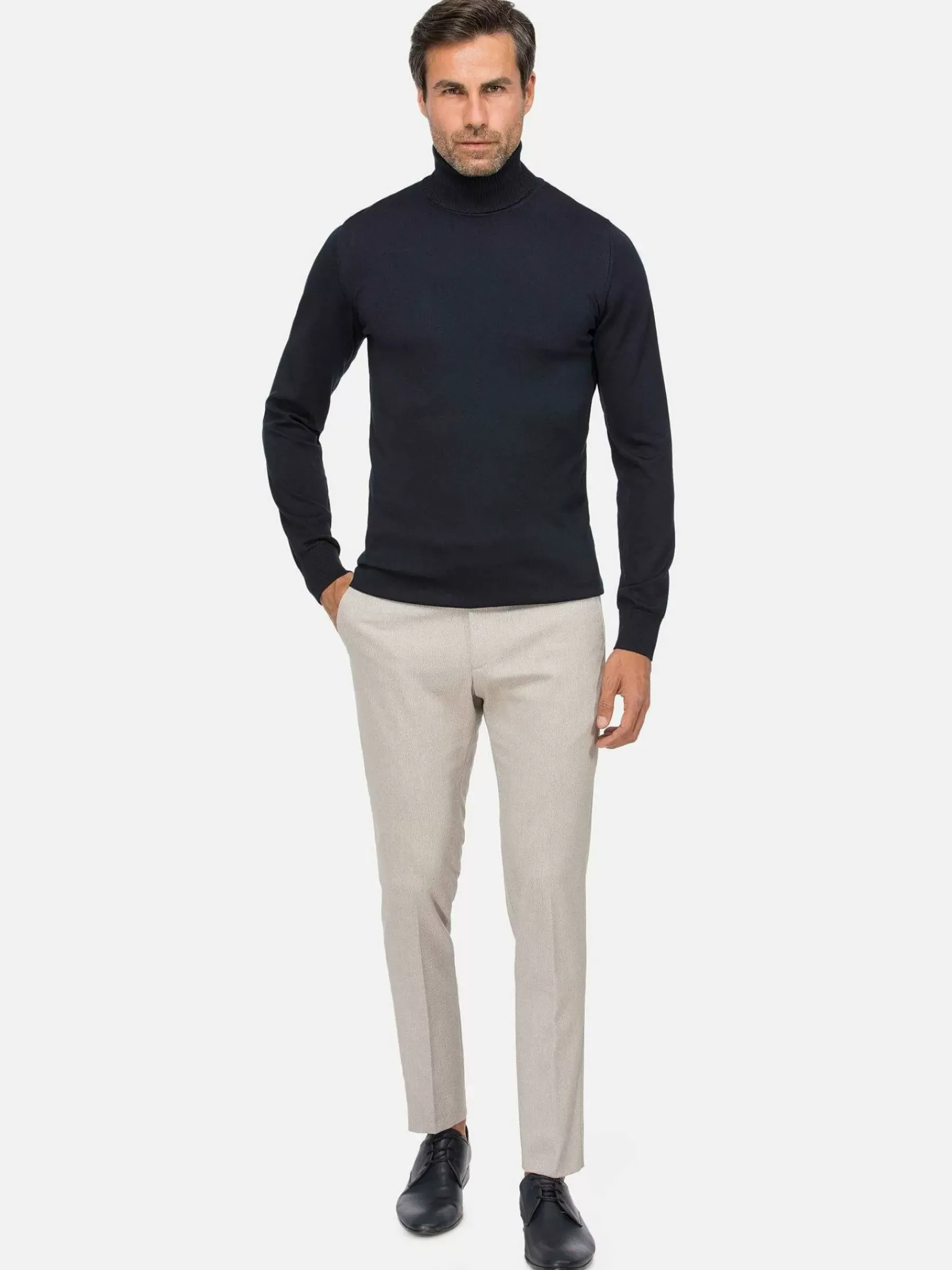 Wam Denim Sweater Kento Navy| Sweaters