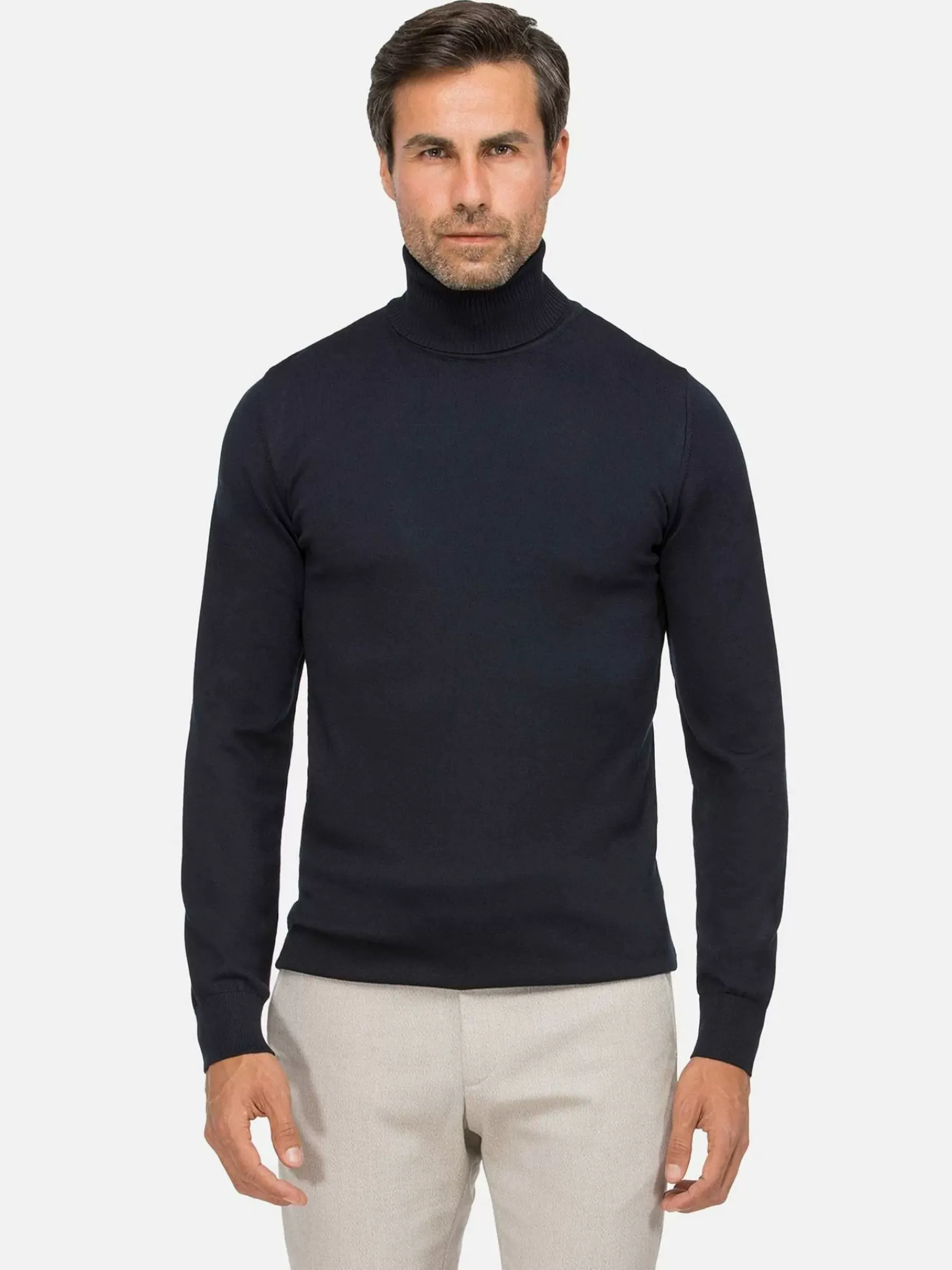 Wam Denim Sweater Kento Navy| Sweaters