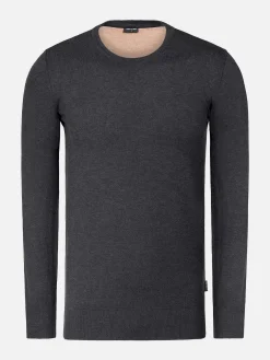 Wam Denim Sweater Sender Anthracite| Sweaters