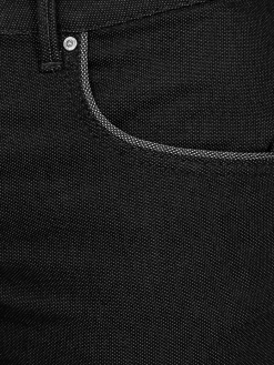 Wam Denim Swindon Stretch Slim Fit Black Jeans| Jeans