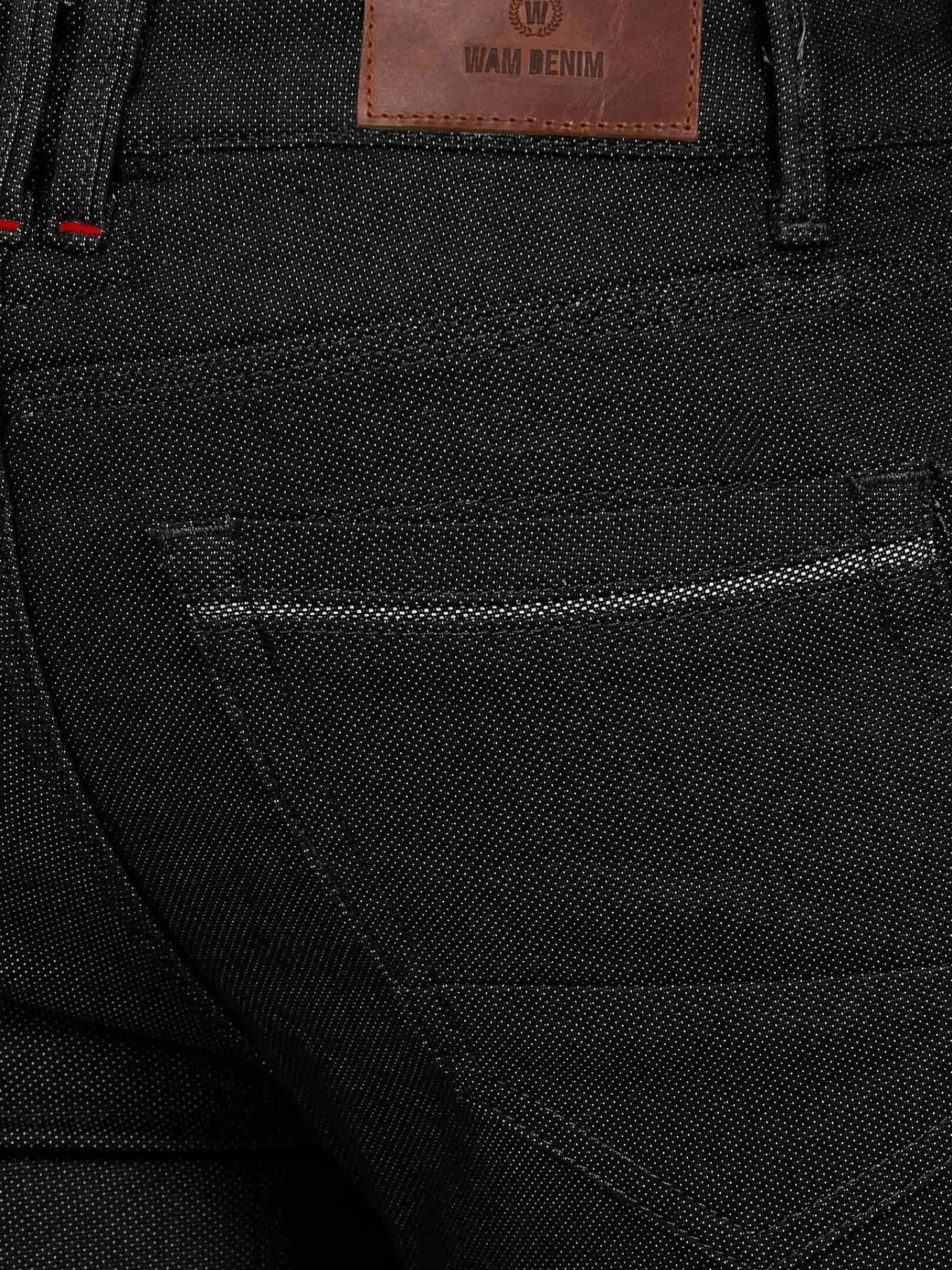 Wam Denim Swindon Stretch Slim Fit Black Jeans| Jeans