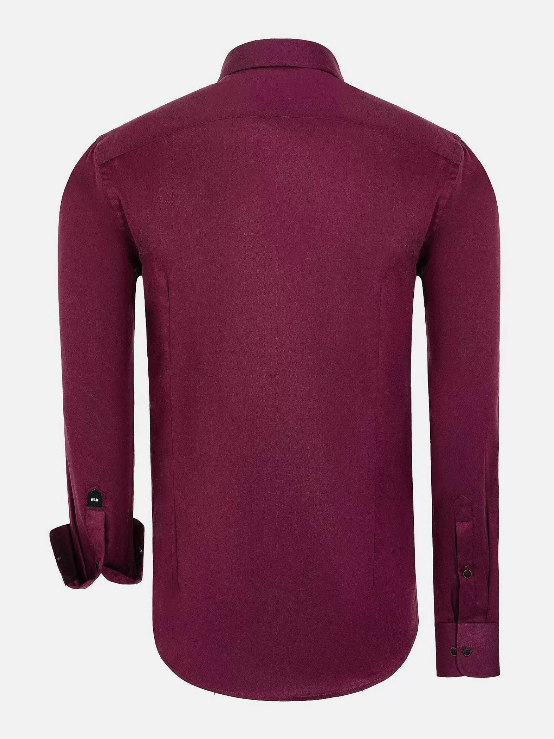 Wam Denim Tempesta Plain Cotton Purple Overhemd Lange Mouw| Overhemd Lange Mouwen