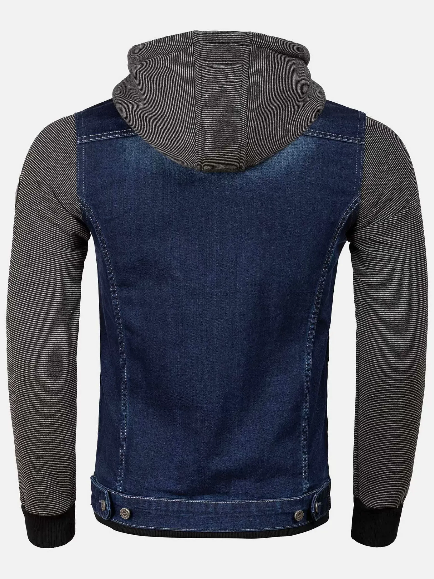 Wam Denim Thun Slim Fit Hoodie Navy Black Vesten| Vesten