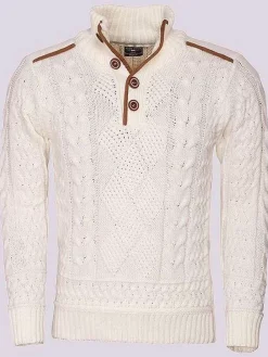 Wam Denim Trui 77502 Apodaca Off White| Truien