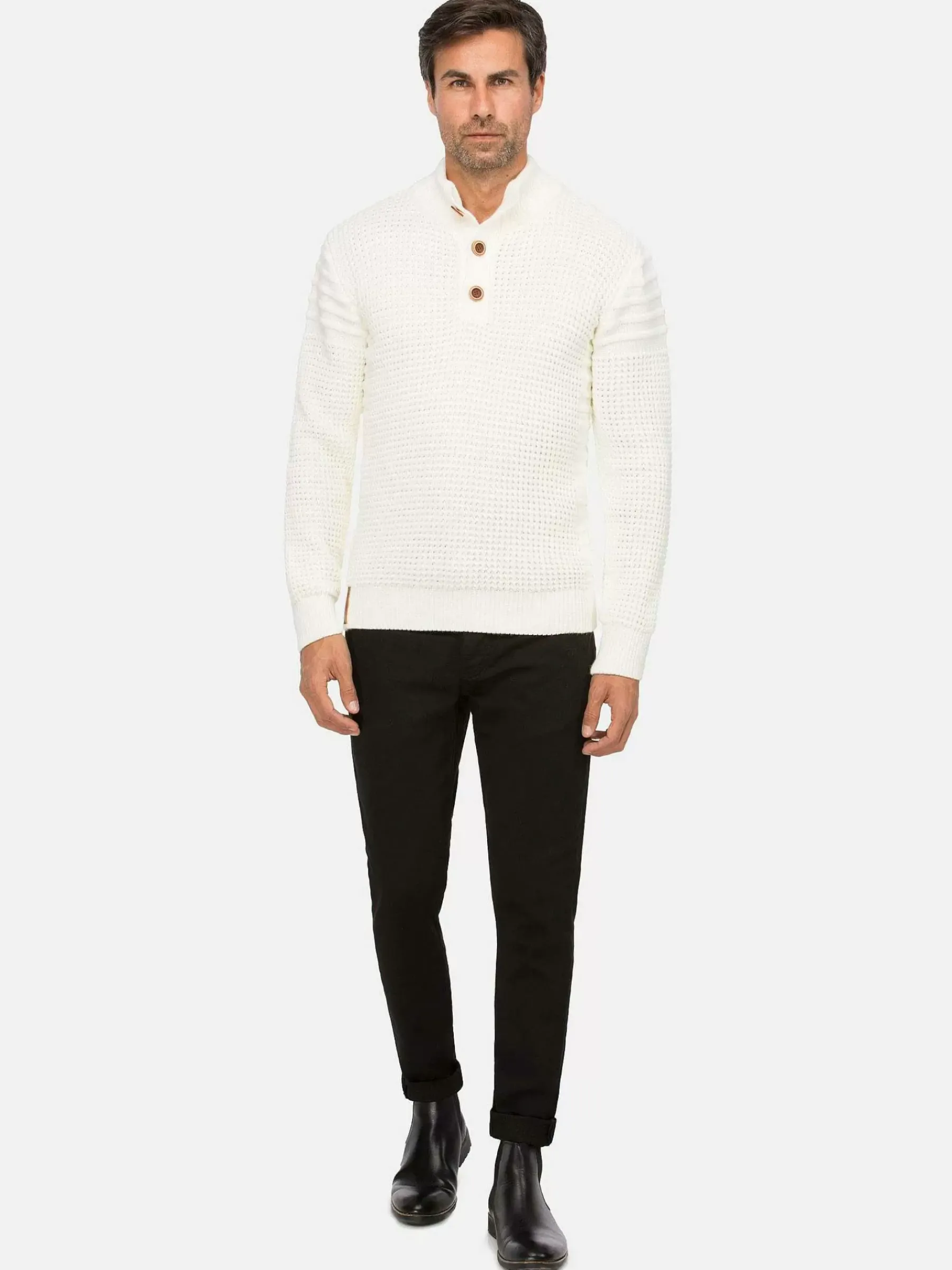 Wam Denim Truien 77529 Beech Off White| Truien
