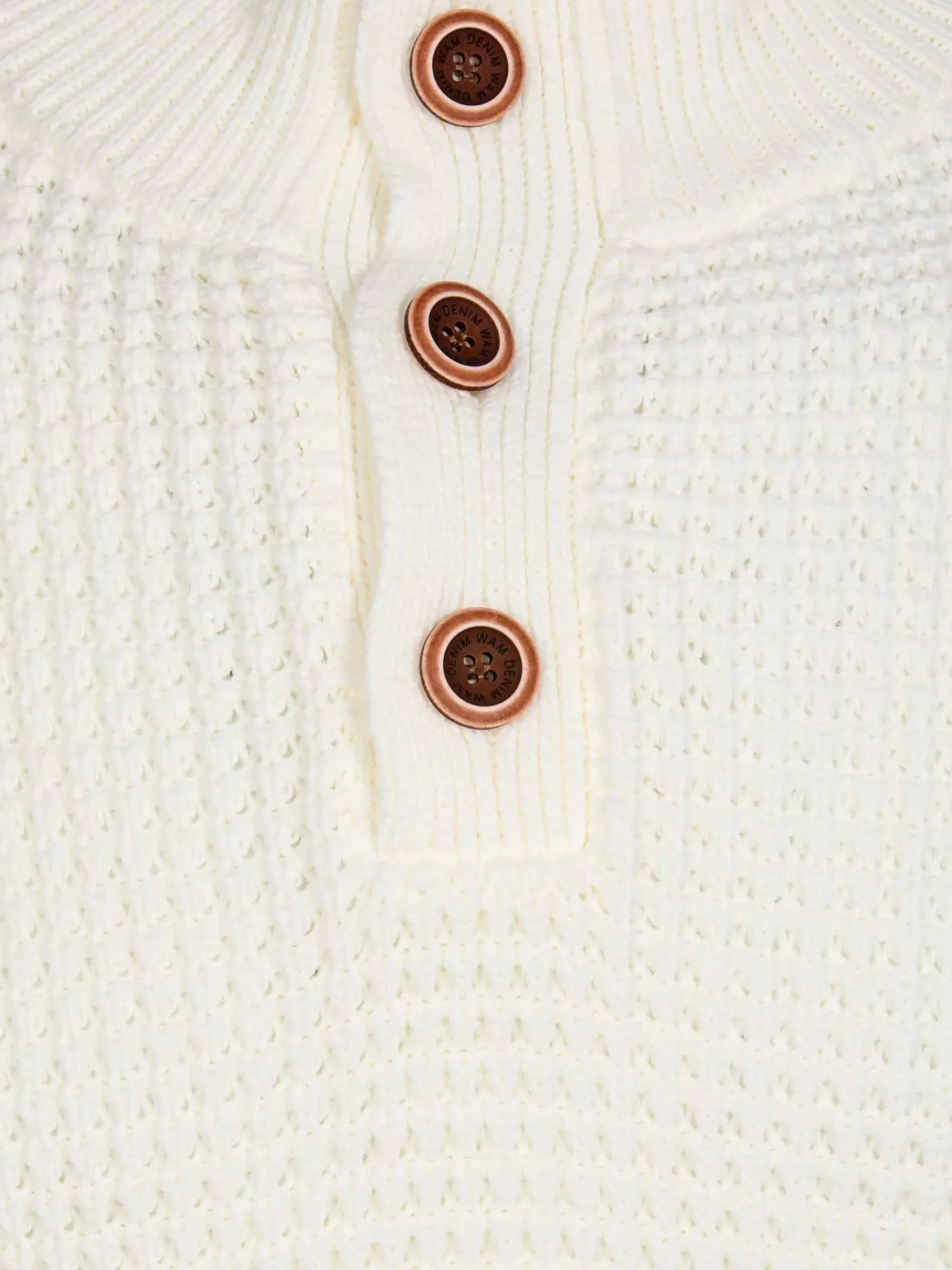 Wam Denim Truien 77529 Beech Off White| Truien