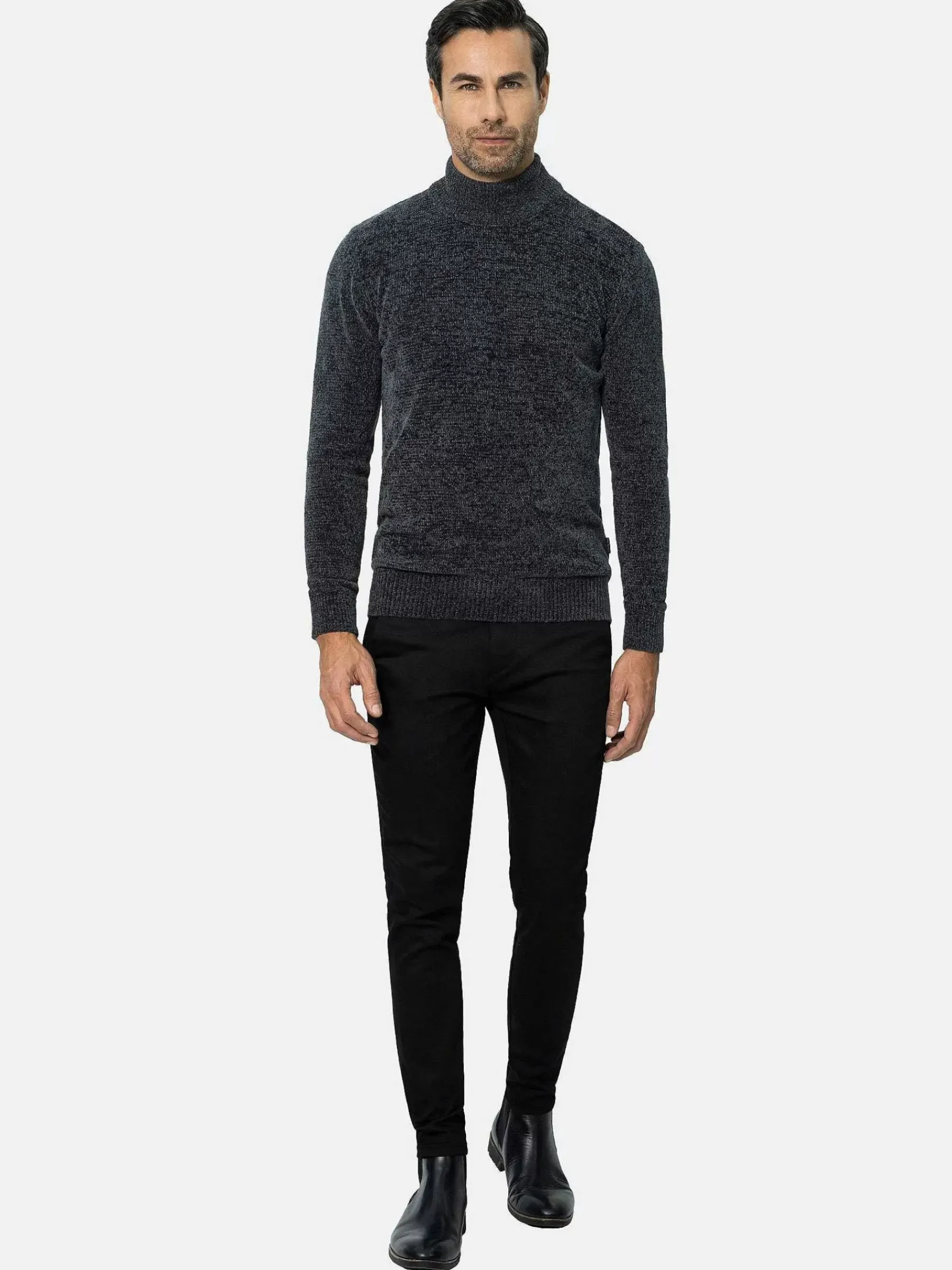 Wam Denim Truien 77539 Chandolin Anthracite| Truien