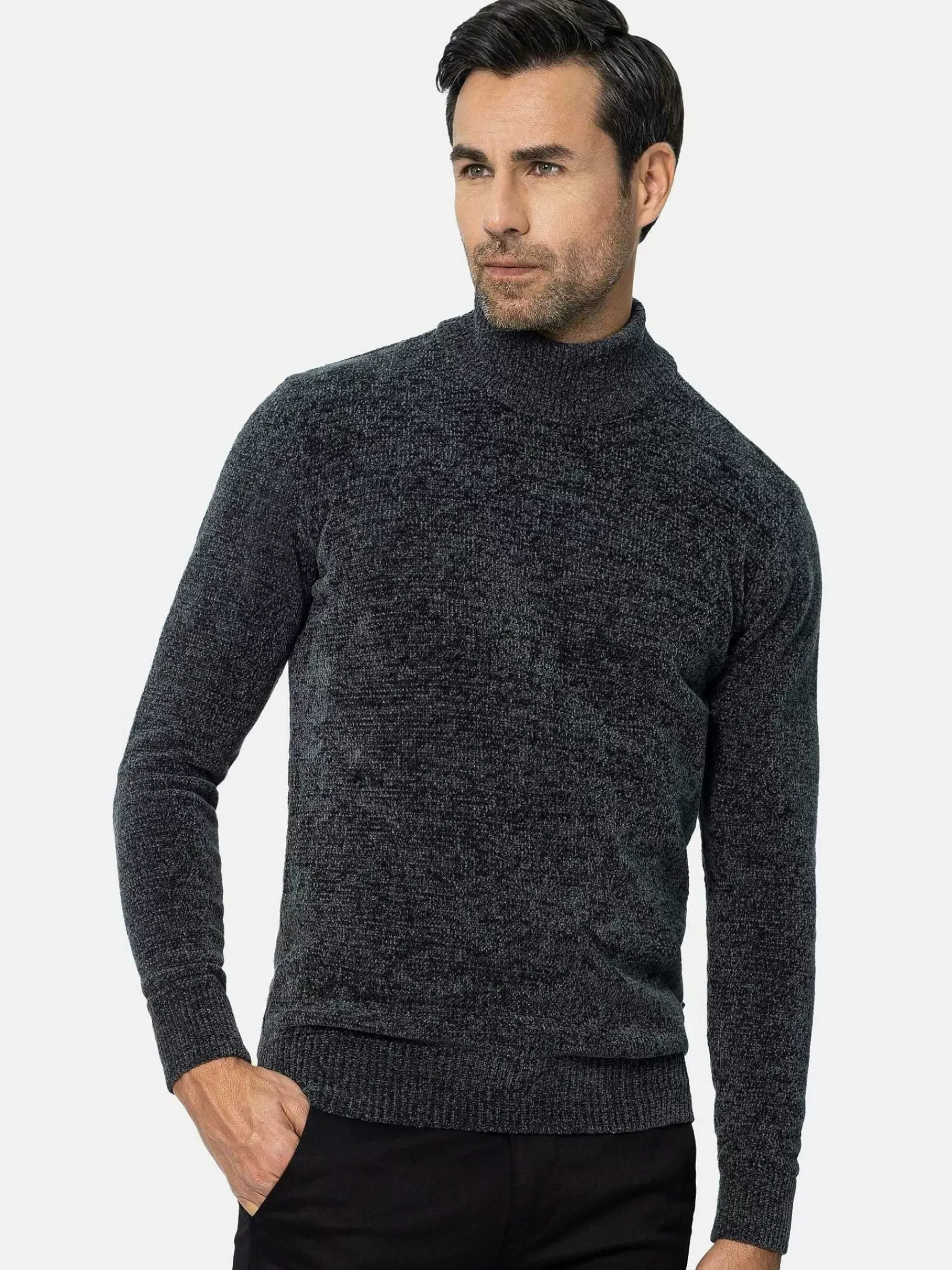 Wam Denim Truien 77539 Chandolin Anthracite| Truien
