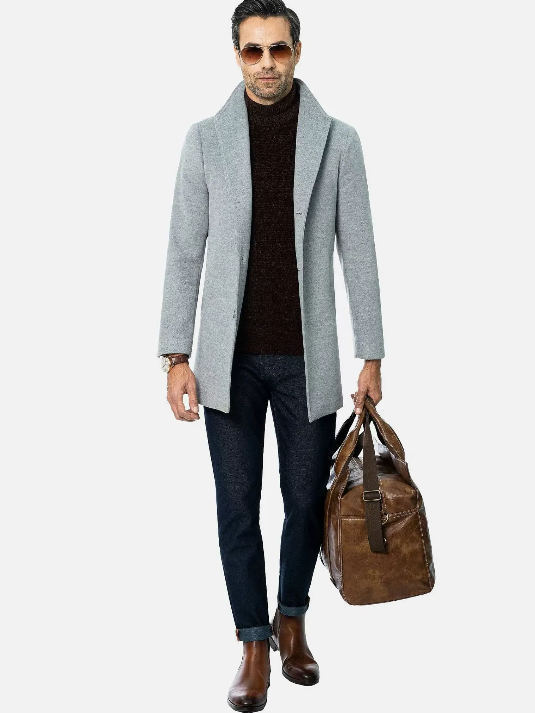 Wam Denim Truien 77539 Chandolin Brown| Sweaters