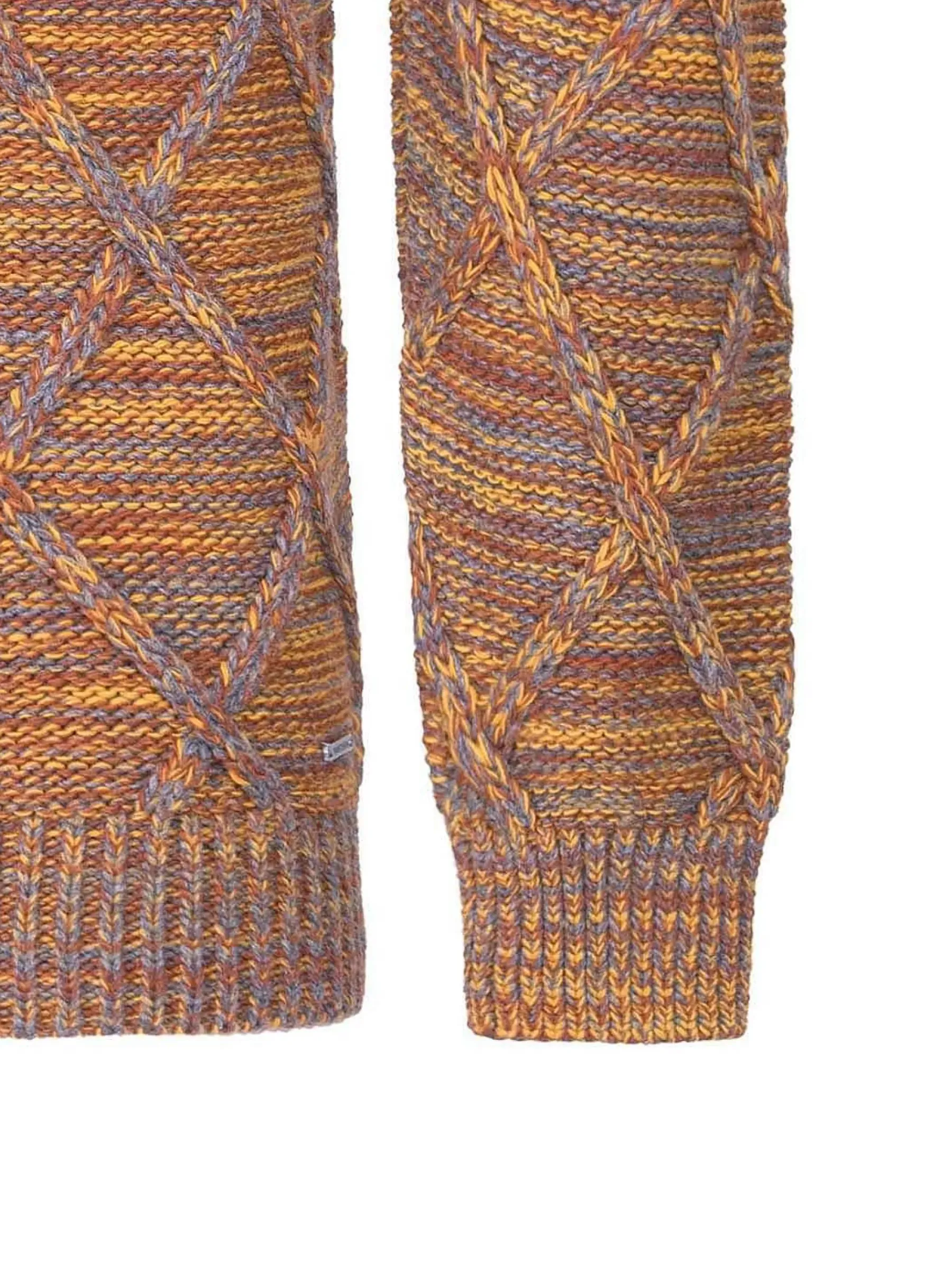 Wam Denim Truien 77520 Flinn Orange Yellow| Truien