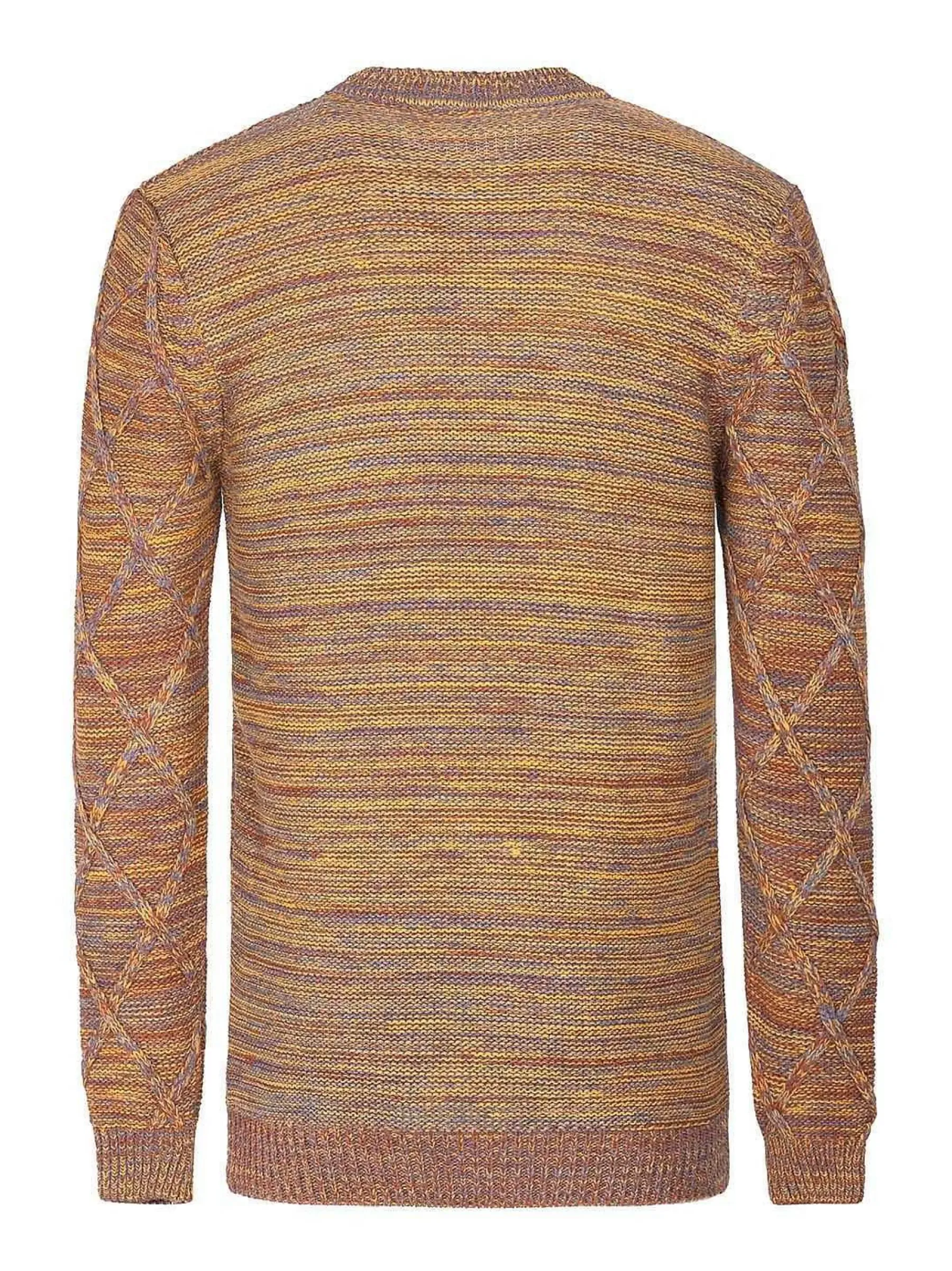 Wam Denim Truien 77520 Flinn Orange Yellow| Truien