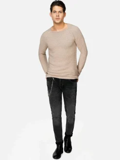 Wam Denim Truien 77521 Ilay Off White| Sweaters