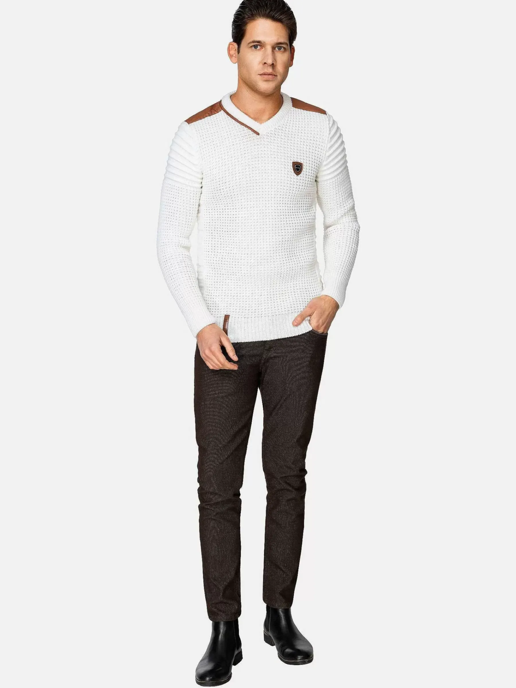 Wam Denim Truien 77513 Pachuca Off White| Truien