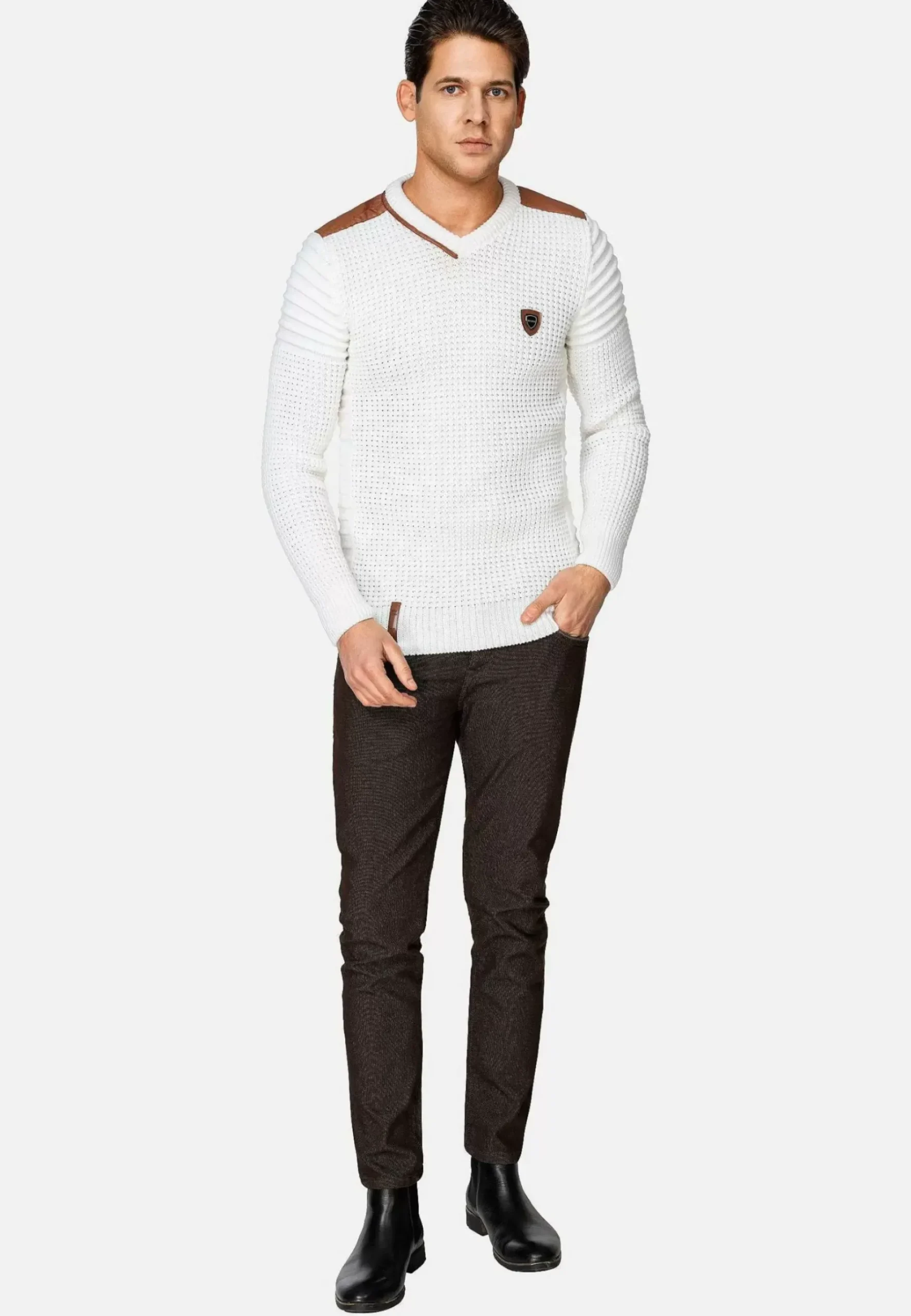 Wam Denim Truien 77513 Pachuca Off White| Truien