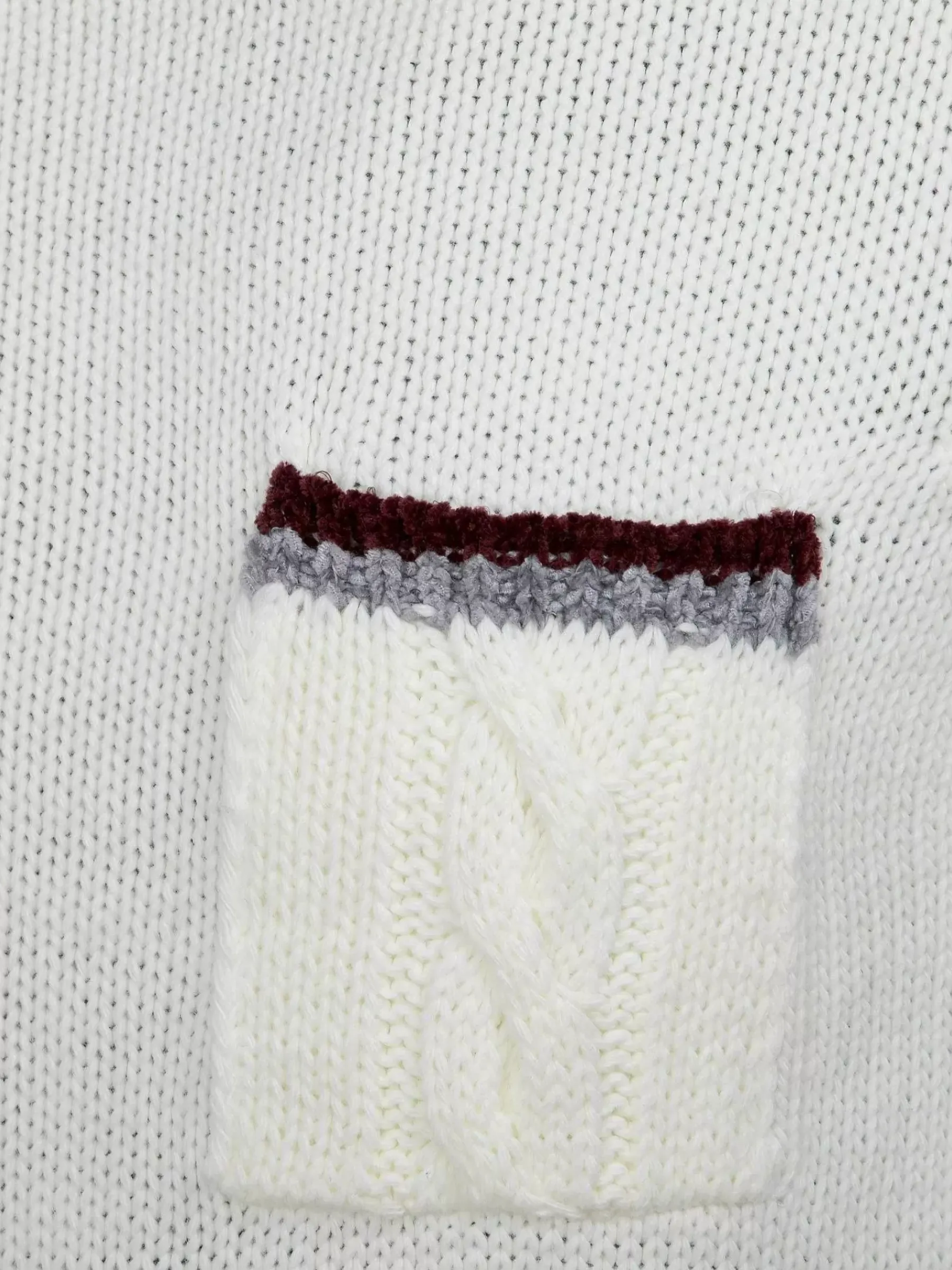Wam Denim Truien 77519 Sisal Off White| Truien