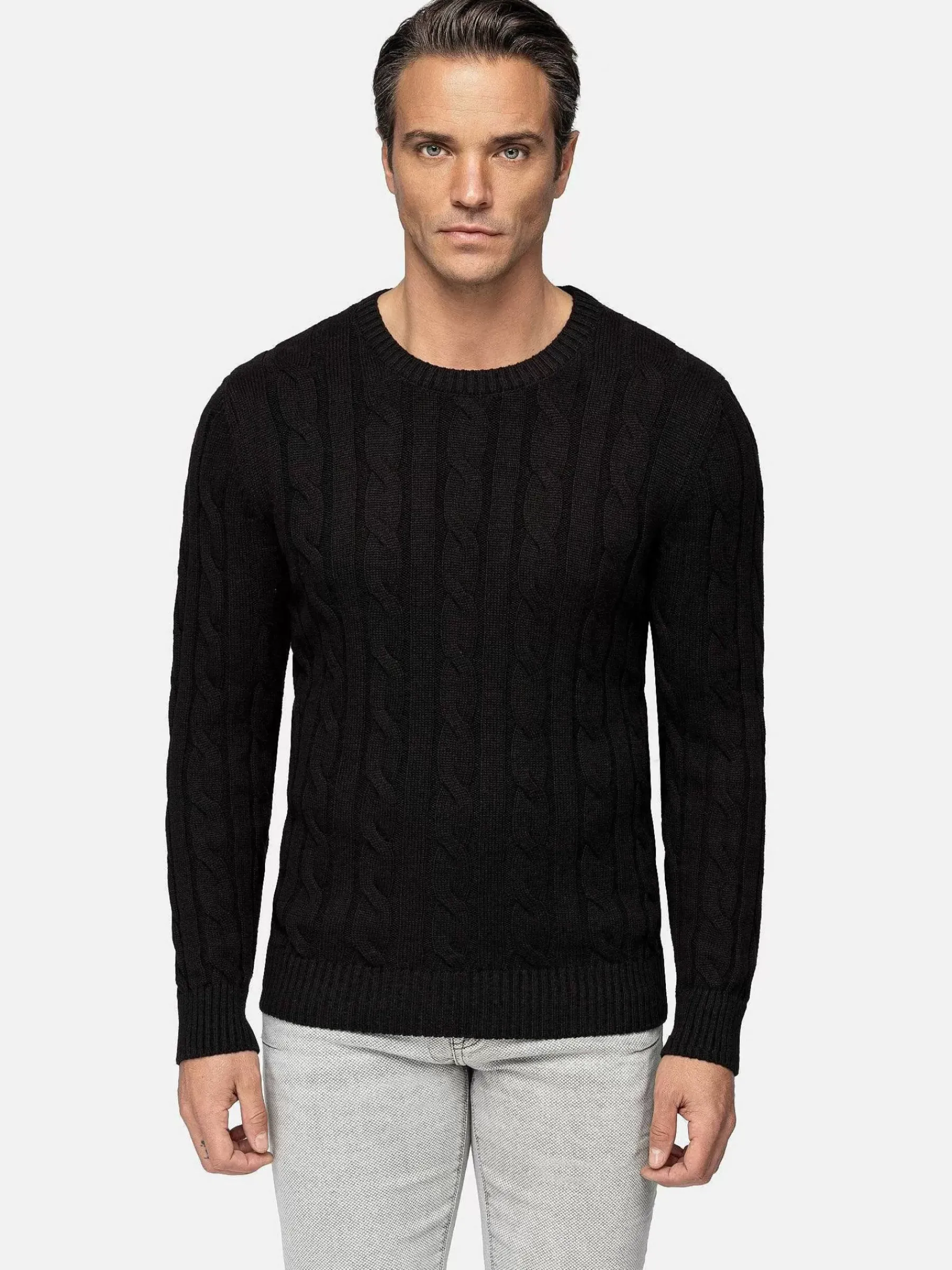Wam Denim Truien 77540 Somerville Black| Sweaters
