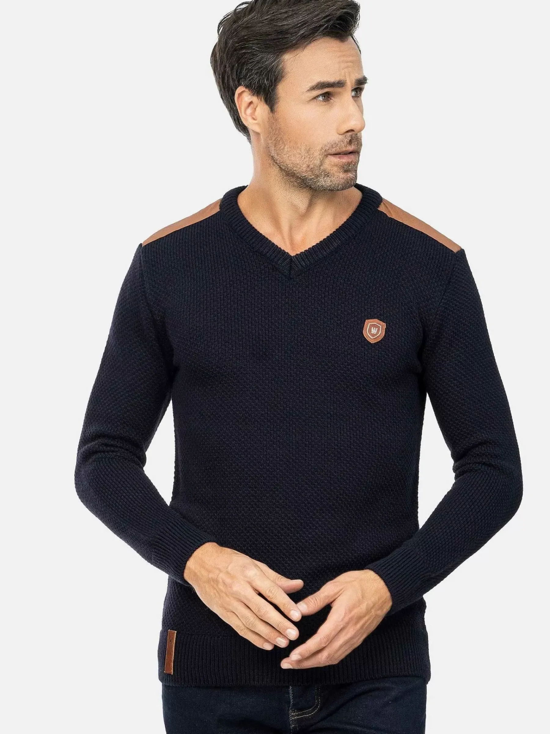 Wam Denim Truien 77534 Wallance Navy| Truien