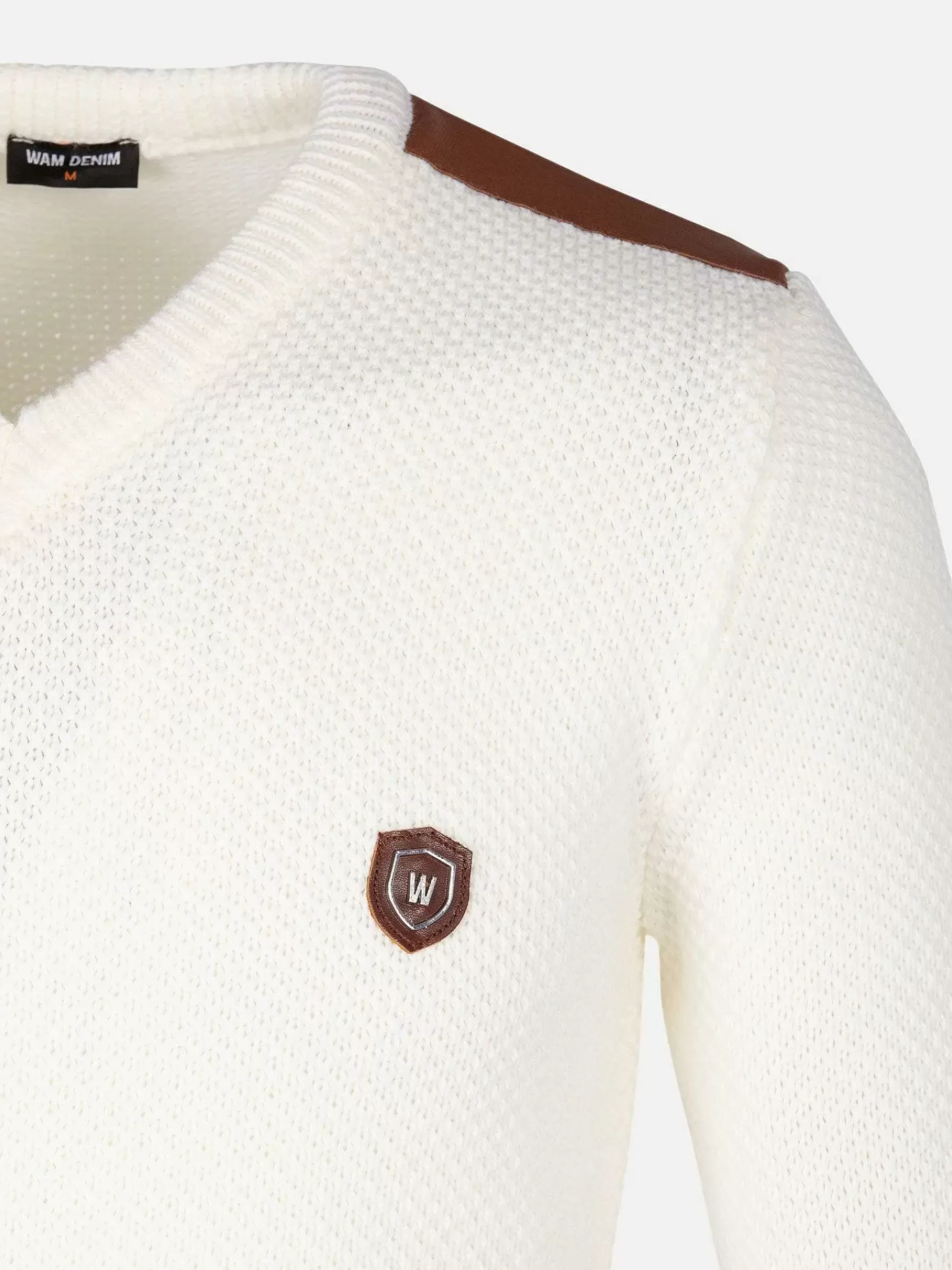 Wam Denim Truien 77534 Wallance Off White| Truien