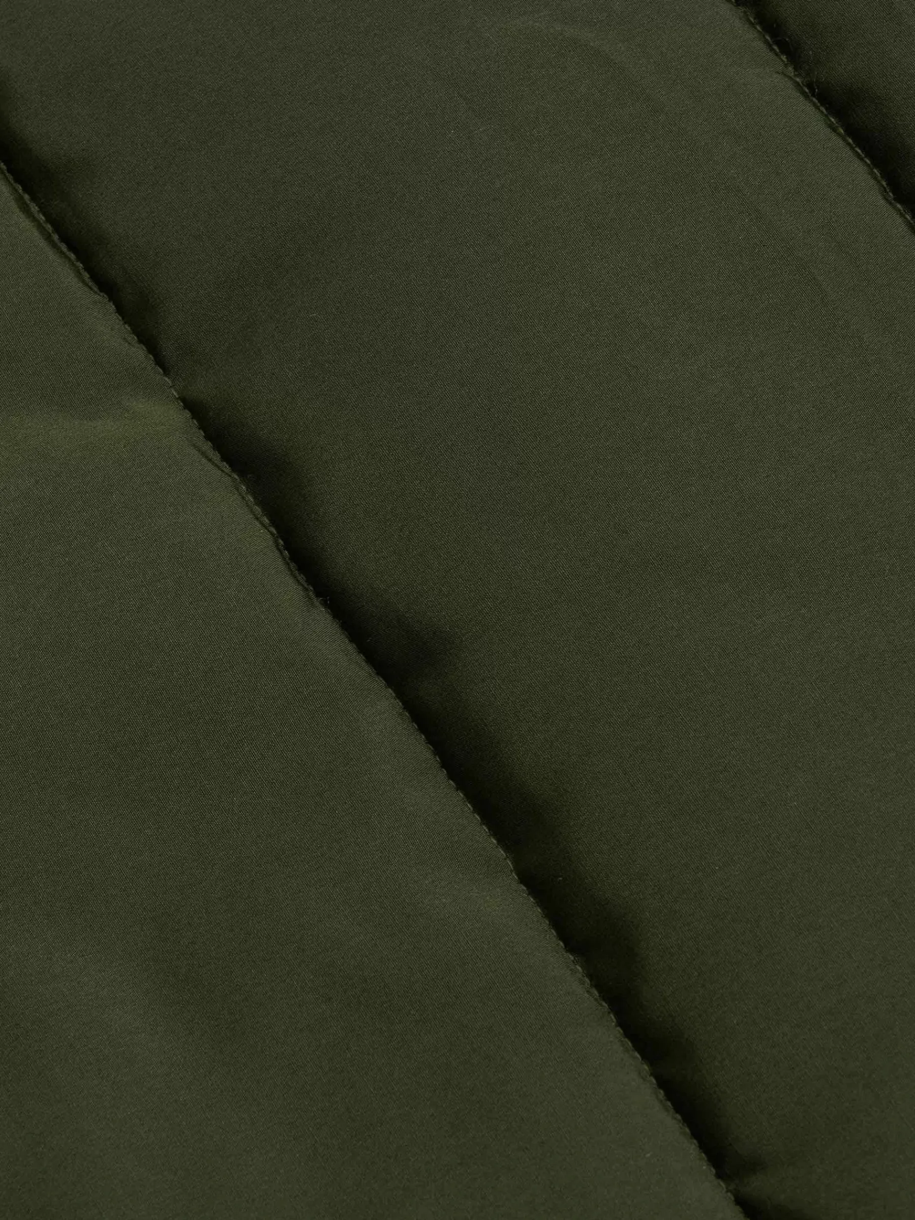 Wam Denim Velvet Crew Neck Green Bodywarmer| Bodywarmer
