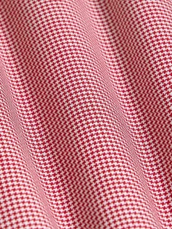 Wam Denim Vermilion Checkered Red Overhemd Lange Mouw| Overhemd Lange Mouwen