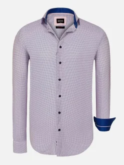 Wam Denim Waylon Regular Fit White Overhemd| Overhemd Lange Mouwen