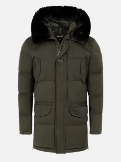Wam Denim Winterjassen 71273 Jilliam Khaki| Winterjassen