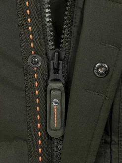 Wam Denim Winterjassen 71273 Jilliam Khaki| Winterjassen