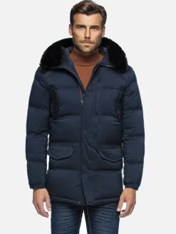Wam Denim Winterjassen 71273 Jilliam Navy| Winterjassen