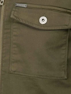 Wam Denim Zomer Jassen 82168 Curtice Khaki| Zomerjassen